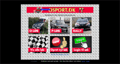 Desktop Screenshot of osport.dk